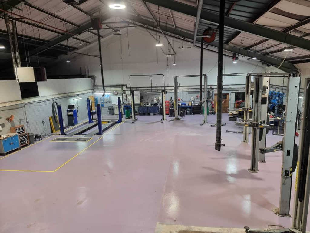 Car Garage - High Build Epoxy Coatings - Maidstone1