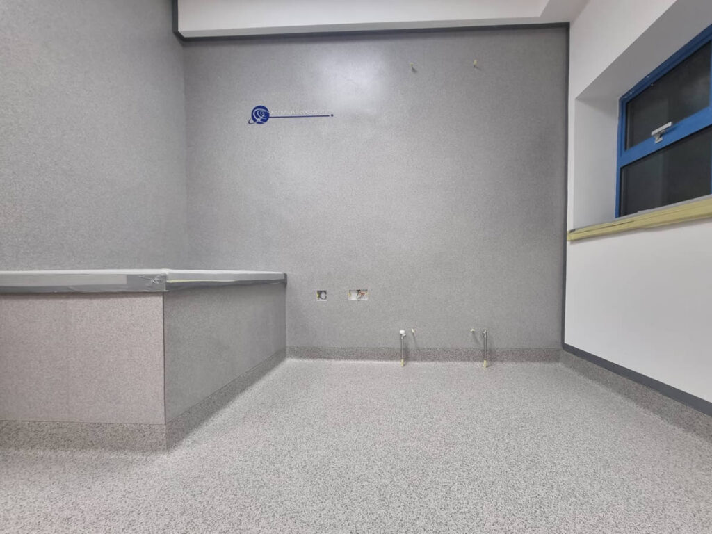 Resin Screed Walls, Ceiling & Floor - Harlow